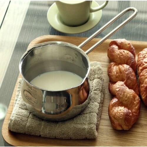 Baby Food Non-Stick Pan Milk Pot Butter Chocolate Melted Heating Pot Warmer Pan Small Saucepan Cheese Pot With Pour Spouts ZM