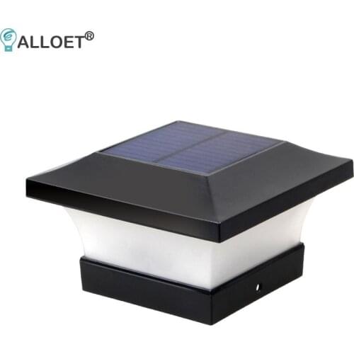 LED Solar Light Outdoor Waterproof Lantern Column Top Post Light for Fence Landscape Garden Decoration Wall Lamp Pillar Lamp