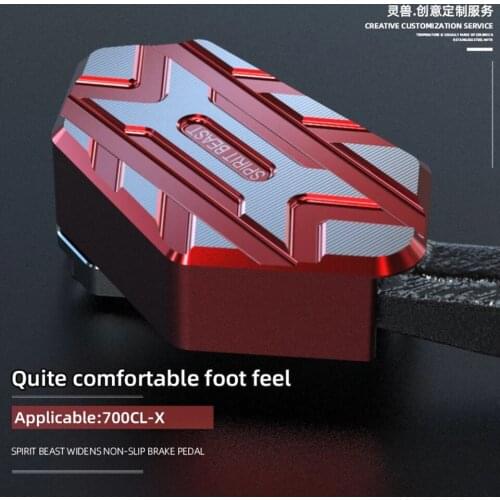 Spirit Beast Motorcycle Rear Brake Pedal Enlarge Extender Pad Brake Lever Non-slip Pedal Accessories For CFMOTO 700CLX