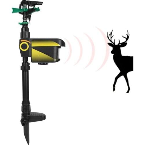 Solar Garden Waterproof Timing Induction Sprinkler Anti-Bird Implement Pet Maker Distance Controllable