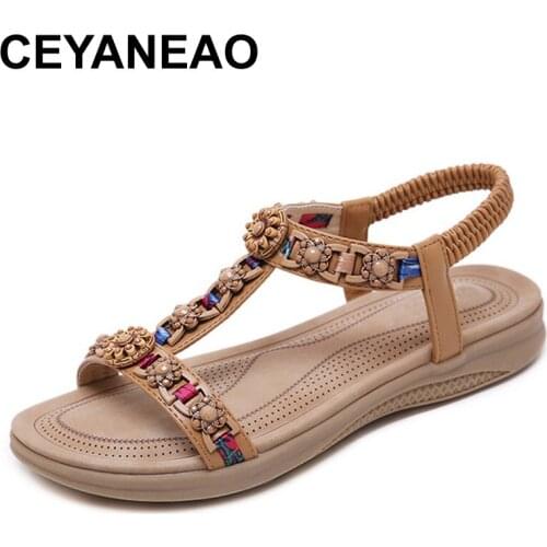CEYANEAOSandals New summer fashion Shoes wedge heel Sandals plus size foreign trade Shoes ladies sandalias de verano para mujer