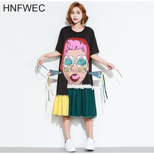 2020 Summer New Women Dress Fashion Cotton Print Casual Ladies Dress Short Sleeve Round Collar Women Clothing T784