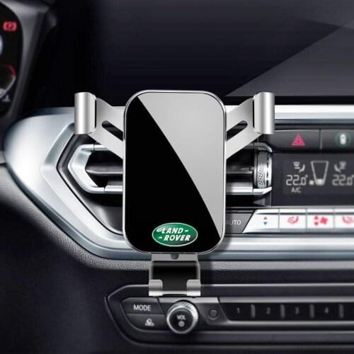 1Pcs Car Phone Holder 360 Rotation Bracket Car vent Stand Accessories For Land Rover Range Defender Discovery Rover Freelander