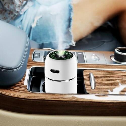 200ml USB Mini Air Humidifier Car Aroma Essential Oil Diffuser Home USB Fogger Mist Maker LED Night Lamp Accessories