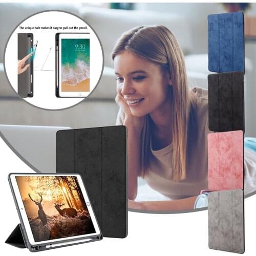 2021 Tablet Case For IPad Pro 11 2021 With Pencil Holder Stand Cover Auto Sleep/Wake Smart Tablet Stand Case Protective Sleeve