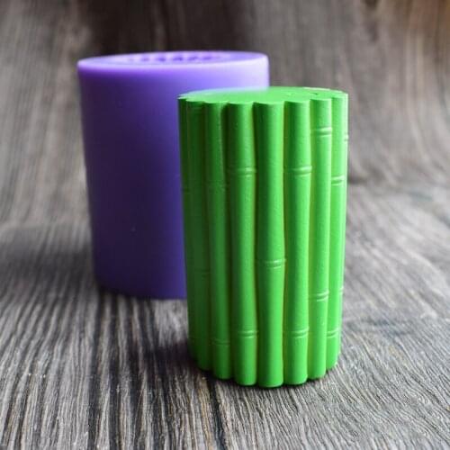 3D Stereo Bamboo Candle Mould Bamboo Silica Soap Mould DIY Gypsum Resin Epoxy Mould, Silicon Mold 1566