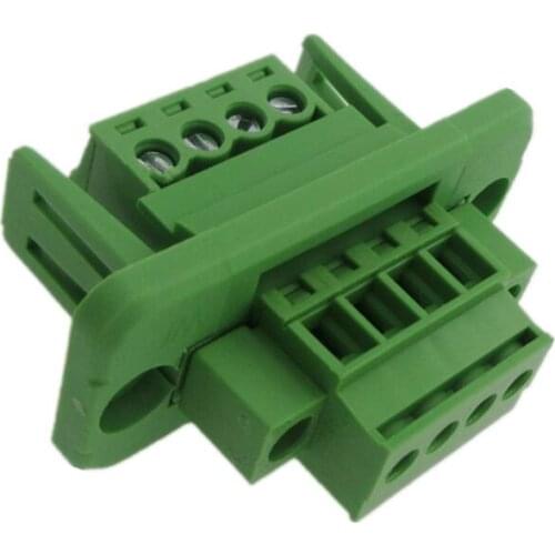 5sets 15EDGWC-3.81mm welding-free through-wall fixed panel 15EDGKAM wiring plug butt plug terminal