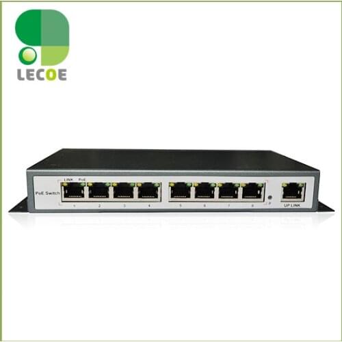 9 port 8 IEEE802.3af/at PoE Switch/Adapter for CCTV Network POE IP Cameras System 8 x 100M bit Auto-MDI
