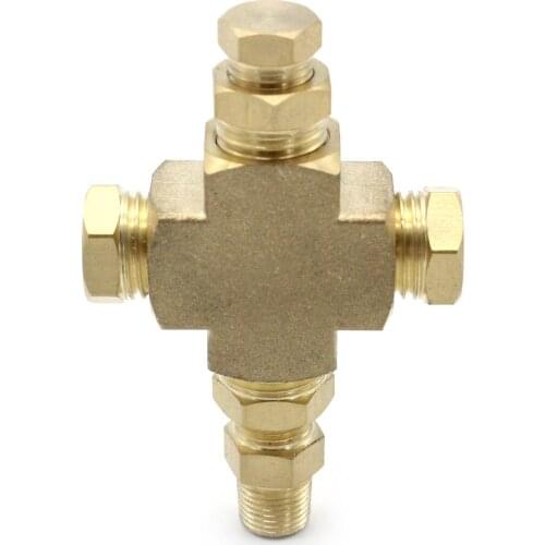 Oil Pressure Gauge Accessories Oil Pressure Temperature Sender Sensor Adapter Distributor 1/8-27 NPT 1/4-18 NPT