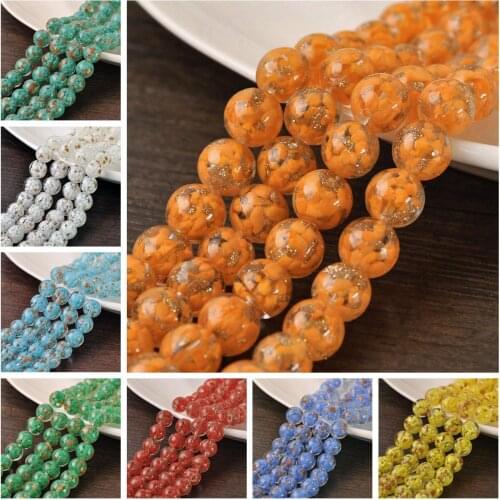 Big Round 12mm 14mm 16mm 20mm Lampwork Crystal Glass Loose Beads For DIY Crafts Jewelry Making Findings