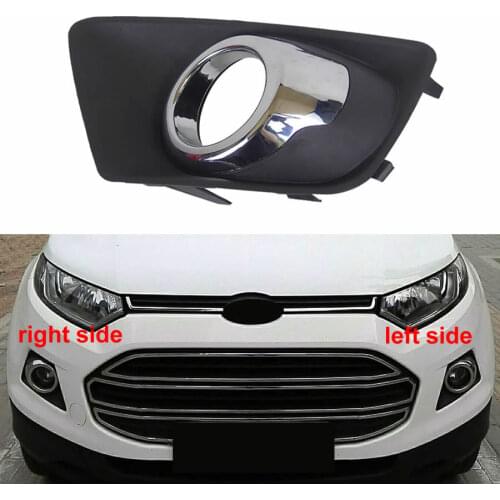 For Ford Ecosport 2013-2017 Fog Light Cover Fog Lamp Shell Front Bumper Lampshade Decorative Cover Plating