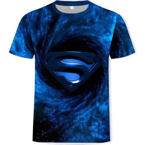 New 3D short-sleeved T-shirt casual outdoor daily fashion trend muscle print Harajuku boys and girls oversize