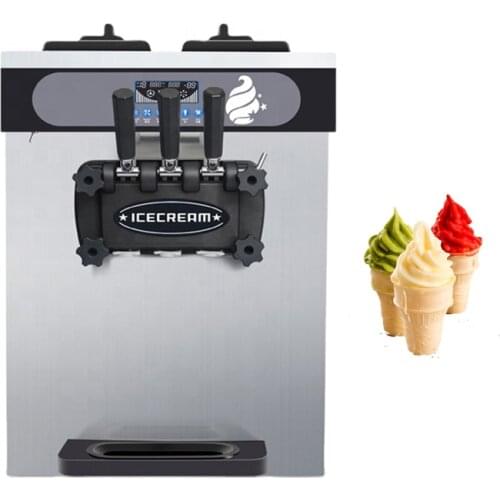 Commercial Soft Ice Cream Machine Electric Sweet Cone Ice Cream Makers Sweet Cone Ice Cream Vending Machine