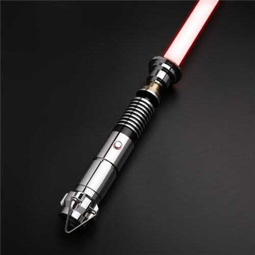 CIELTAN Luke Lightsaber RGB Laser Sword Heavy Dueling Light saber 12 Light Colors 6 sound fonts Force FOC Metal Handle Toys Gift
