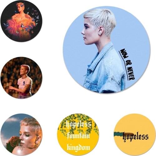 Halsey Hopeless Fountain Kingdom Kitchen Home Decor Refrigerator Magnetic Stickers Opener Beer Coke 58mm