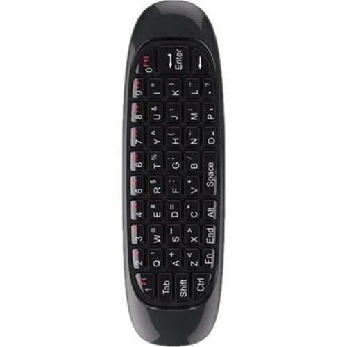 C120 Backlight 2.4G Mini Air Mouse Rechargeable Wireless Remote Control Keyboard For Android TV Box Computer Network Player PC