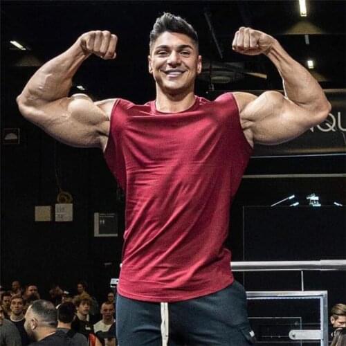 Mens Compression Vest Bodybuilding Sleeveless Tight Shirt Fitness Mens Blank Tank Top Workout Cotton Muscle Tanktop Gyms Cothing