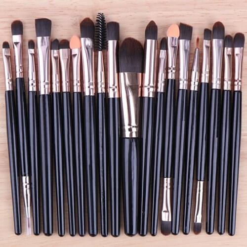 New Makeup 2/5/20PCS Brush Set Eye Shadow Foundation Powder Eyeliner Eyelash Lip Make Up Brush Cosmetic Beauty Makeup brush Tool