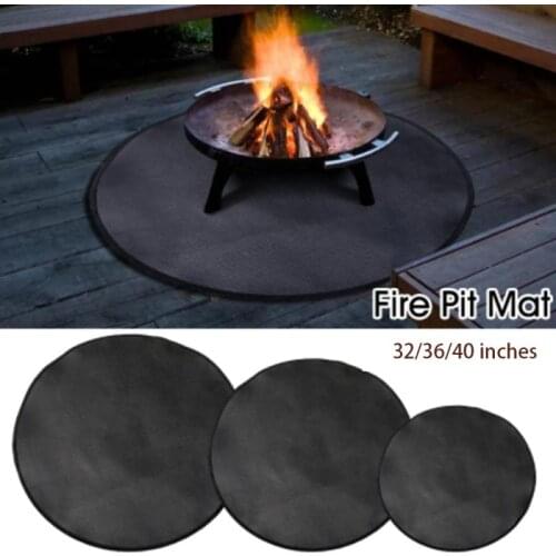 Barbecue Flame Retardant Protective Mat Outdoor Camping Cloth Floor Protection Mat Lawn Terrace BBQ Fireproof Mat Protective Mat