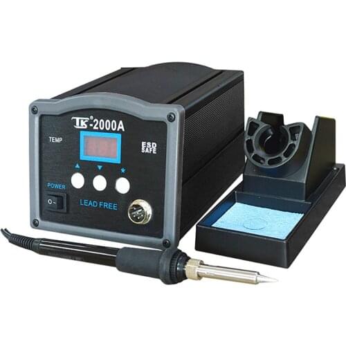 TK 2000A Digital 90W Soldering Station Electric Iron High Frequency Metal Shell High Temperature Resistant Soldering Iron Tools