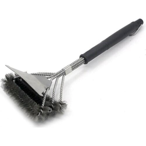 Bristle Free Grill Brush Heavy Duty Grill Barbecue Grilling Accessories Cleaner Sets BBQ Cleaning Brush for All Grilling