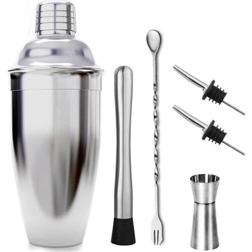 Cocktail Shaker 550ml/750ml Stainless Steel Wine Martini Boston Shaker Mixer For Bar Party Bartender Tools Bar Accessories