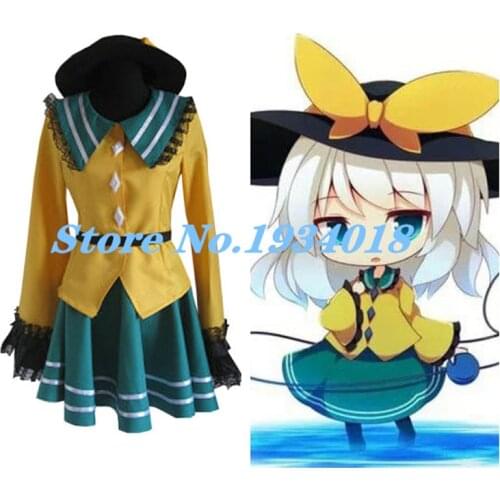 Touhou Project Koishi Komeiji Cosplay Costume customized any size