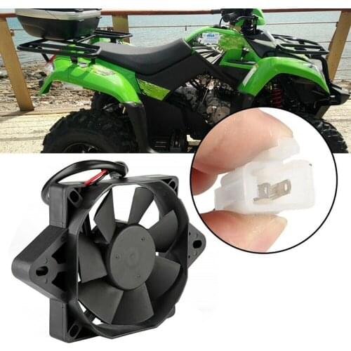 12V Electric Engine Cooling Fan Radiator Motorcycle ATV Go Kart Quad 150-250cc