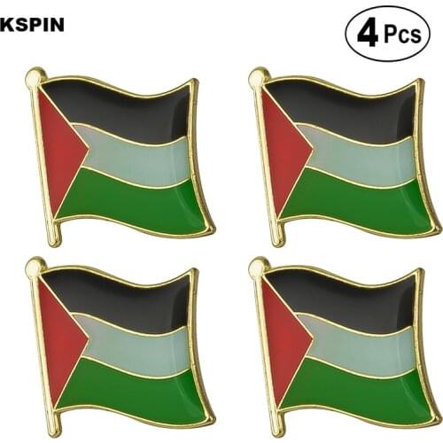 Palestine Flag Pin Lapel Pin Badge Brooch Icons 4pcs
