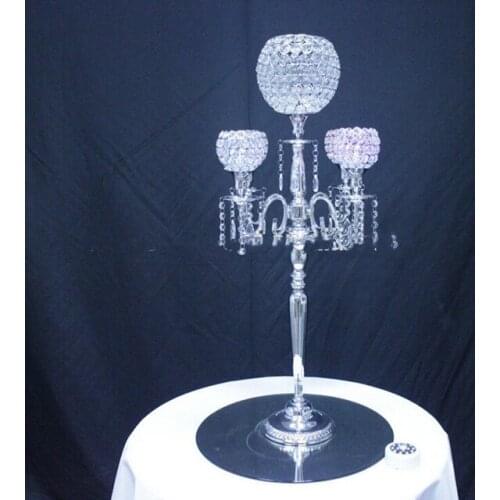 10pcs 80cm Tall 5 arm Wedding Candelabra Centerpieces yudao1717