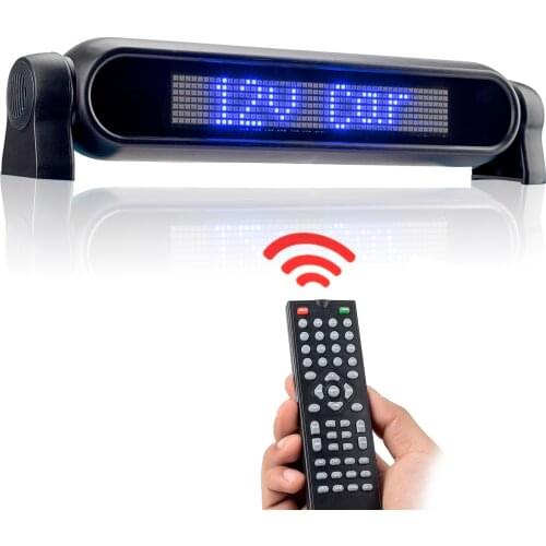 12V LED Car Sign 12*72 Dots RGB Matrix Bluetooth-Programmable Multilingual Taxi Store Advertising Display Board