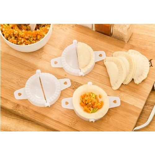 5pcs/lot Dumpling Maker Device New Kitchen Tools Dumpling Jiaozi Maker Device Easy DIY Dumpling Mold KX 322