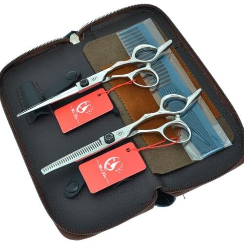 New Arrival Hair Scissors 6.0" Barbers Cutting Scissors Hairdressers Thinning Shears Japanese Steel Salon Shop Tijeras A0179A