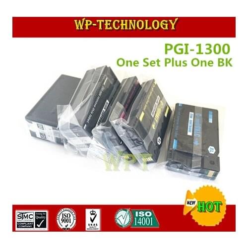 One set plus one BK Compatible ink cartridges suit for Canon PGI-1300 xl , PGI1300 xl suit for Canon MAXIFY MB2030 MB2330 etc