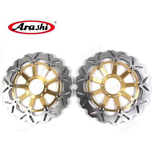 ARASHI Front Brake Rotors For DUCATI MONSTER 1100 S 1100S 2009 2010 CNC Disks Brake Discs MONSTER 1100 S ABS 1100S 2010