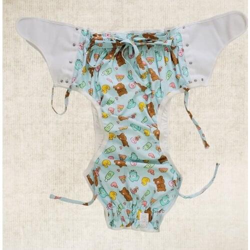 Adult baby diapers lovers special Panties reusable diaper special Baby diapers Ddlg PVC men panties diapers