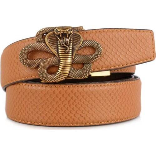 Leather Belts for Mens with Removable Buckles NEW Mens Dress Belt Genuine Leather Ratchet Belt with Automatic Buckle Width:35mm