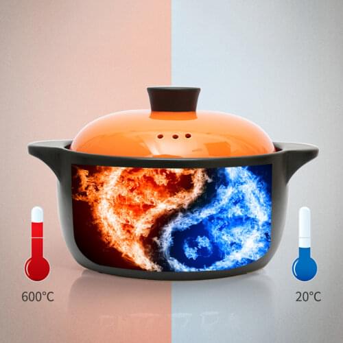 Pink Chinese Casserole Large Health Casserole Dish Stew with Lid for Gas Stove Cazuela De Barro Kitchen Wares Cookware ZY50SG