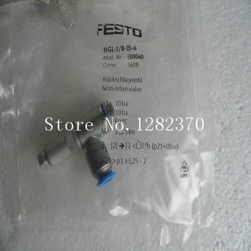 [SA] New original authentic special sales FESTO throttle HGL-1/8-QS-6 stock 530 040 --2pcs/lot