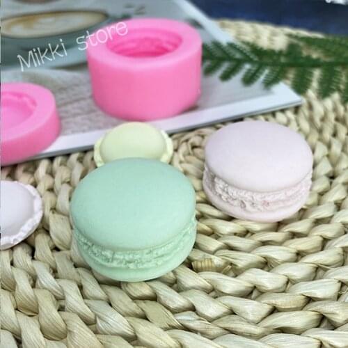 Macarone Dessert Styling Silicone Mold Chocolate Baking Mold Cake Decoration Turn Sugar Mold DIY hand-made soap-molded drop mold