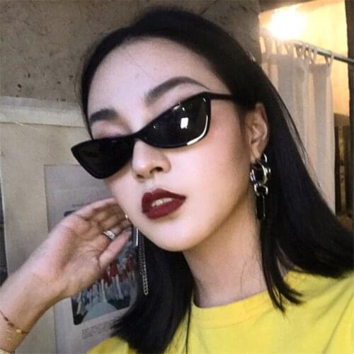 New fashion sunglasses sunglasses ms.man retro colorful transparent small colorful Cat Eye Sunglasses