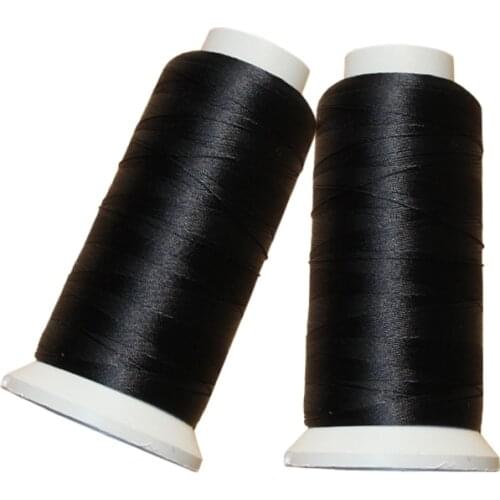 Weaving Threads For Machine Weft Hair Extension Professional Tools Black Weaving Hair Thread Needles