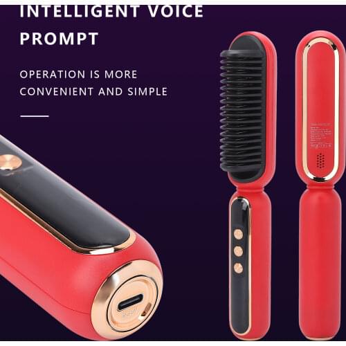 Hair Donut Hair Bun Maker Dual Use Hair Straightener Curler Fast Heating Constant Temperature Electric Hair Brush Hair Ties