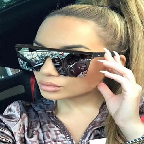 Women Oversized Square Sunglasses Fashion Luxury Brand Designer Ladies Sun Glasses Vintage Shades UV400 Eyewear