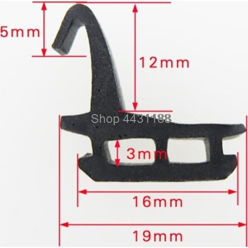 6Meters EPDM sealing strips bridge aluminum door/window sealed plastic strips energy saving windows and doors