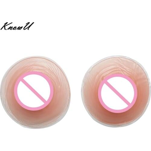 KnowU Huge Fake nipples Transvestite Silicone Transgender Fake Breasts Dress up Cosplay Artificial Boobs Tgirls Shemale