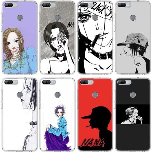 Nana Anime Case For Huawei Honor 10 9 20 Lite 9X 8X 8A Pro 7A 7X Y5 Y6 Y7 Y9 2019 V20 V30 Soft Phone Cover Coque