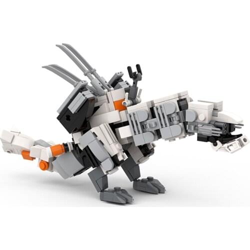 Robot Mini Child Thunder Tooth Machine DIY Assembly Monster Movie Series Building Block Micro Fleet Tank Toys Boys Gift