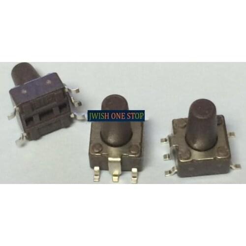 DTSMG-65N-V-T/R Dip, 6*6*9.5H SMD 5-Leg Touch Switch