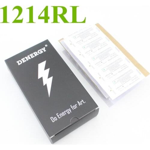 Denergy 1214RL Pro Quality 20pcs/box Tattoo Needle Cartridge for Bold Liner Tattoo Works